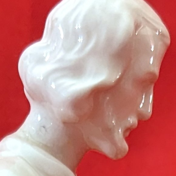 Vintage 1956, White Goebel Sacrart Statue of St. Joseph, The Carpenter 7.5" Tall - Picture 5 of 10